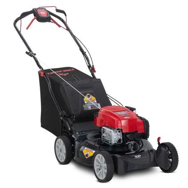 Troy bilt Xp 3 in 1 Self propelled Rwd Walk behind Push Mower Gas Lawn Mower With Adjustable Handle 163cc Engine And 21 Inch Deck 12avo2r3766