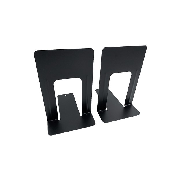 Huron 6 Steel Bookends Black Pair Hasz0039