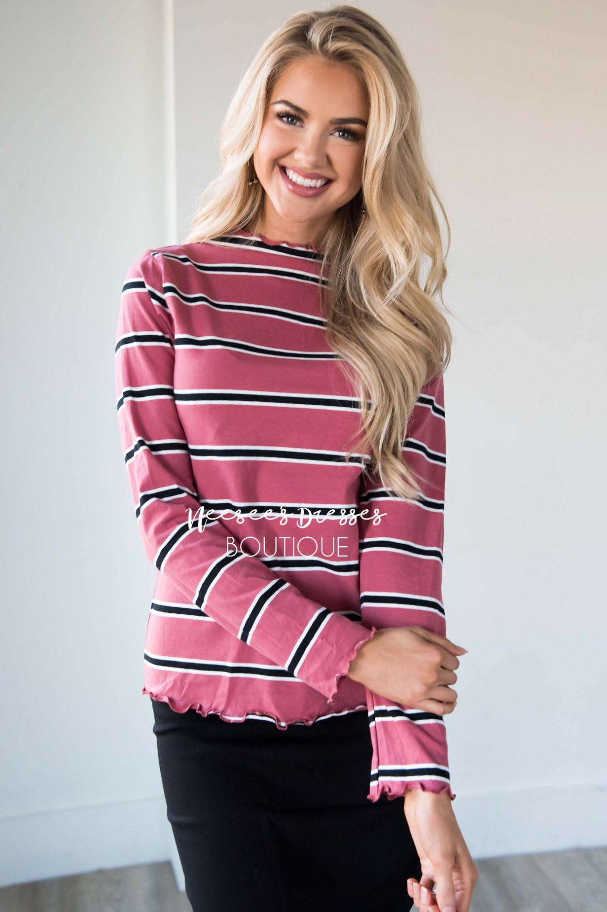 Persuade My Heart Striped Top