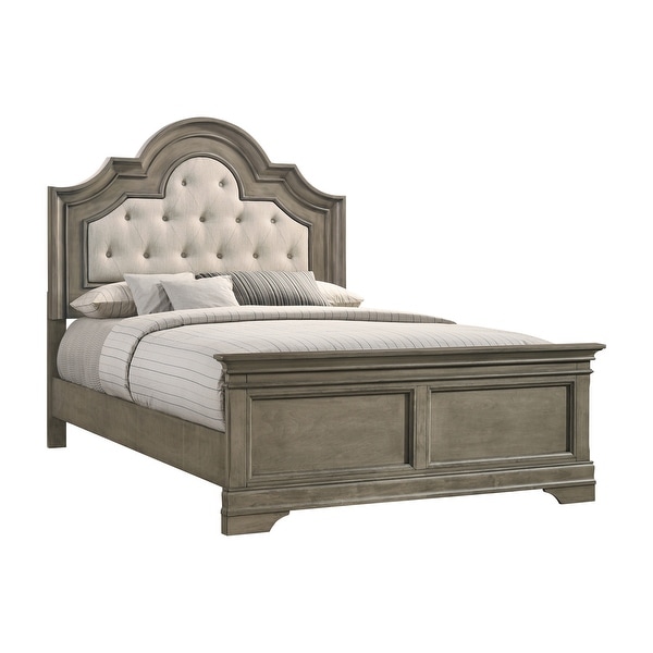 Coaster Furniture Manchester Wheat 5-piece Bedroom Set with Arched Headboard - - 36724153