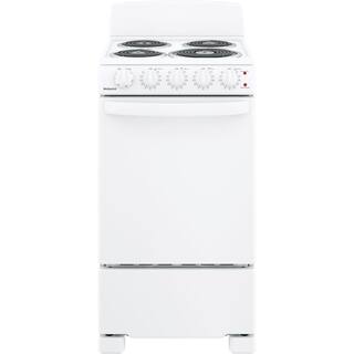 Hotpoint 20 in. 2.3 cu. ft. Freestanding Electric Range in White RAS200DMWW