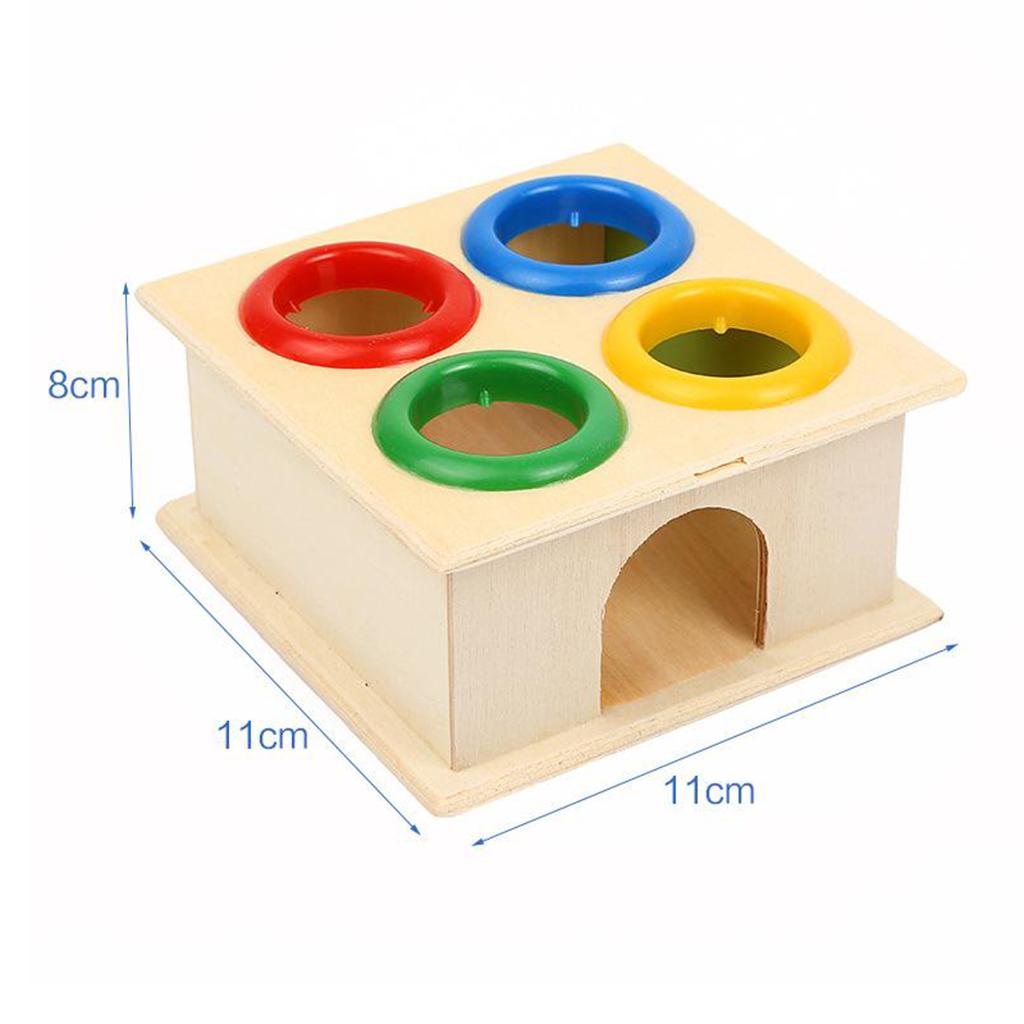 Preschool Wooden Hammering Pounding Toys - Montessori Toddlers Learning Fine Gifts for 2 Year Old boy Toddler Toys