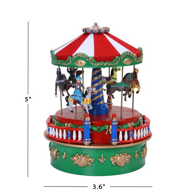 Mr Christmas Animated Mini Carnival Music Box Christmas Decoration