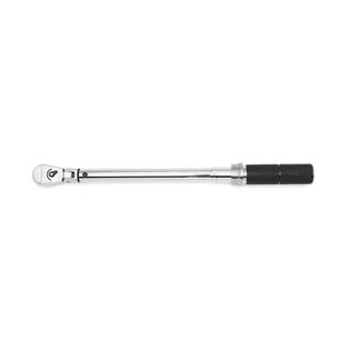 GEARWRENCH 12 in. Drive 30 ft.lbs. to 250 ft.lbs. Flex-Head Micrometer Torque Wrench 85087M