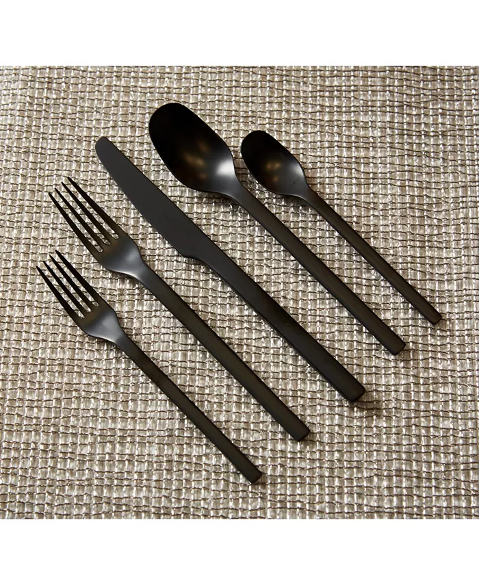 Villeroy and Boch Manufacture Rock Flatware 5 Piece Place Setting