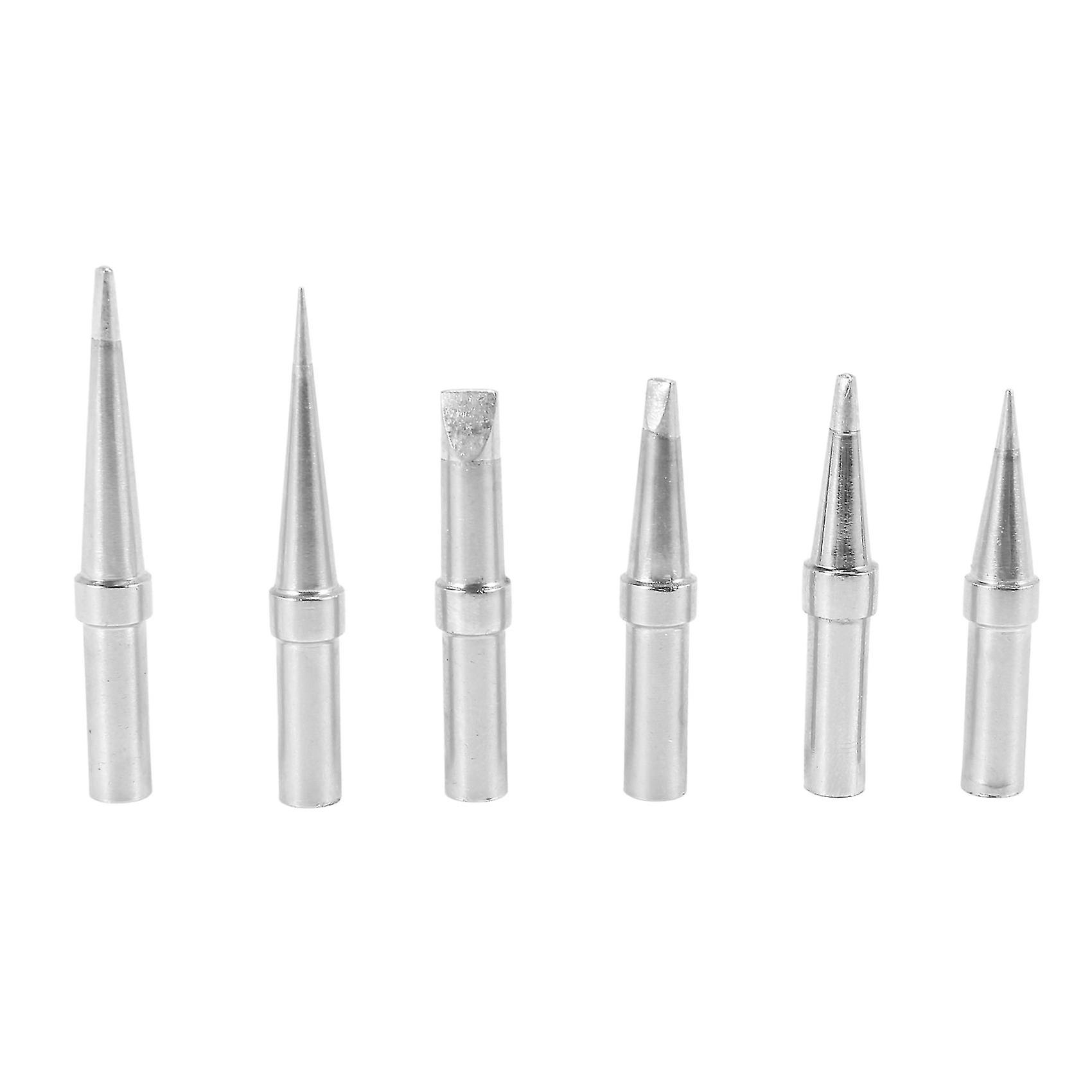 Solder Tips 6pcs Et Soldering Iron Replacement Tips For Wes51/50，wesd51，pes51 / 50，we1010na Wcc100