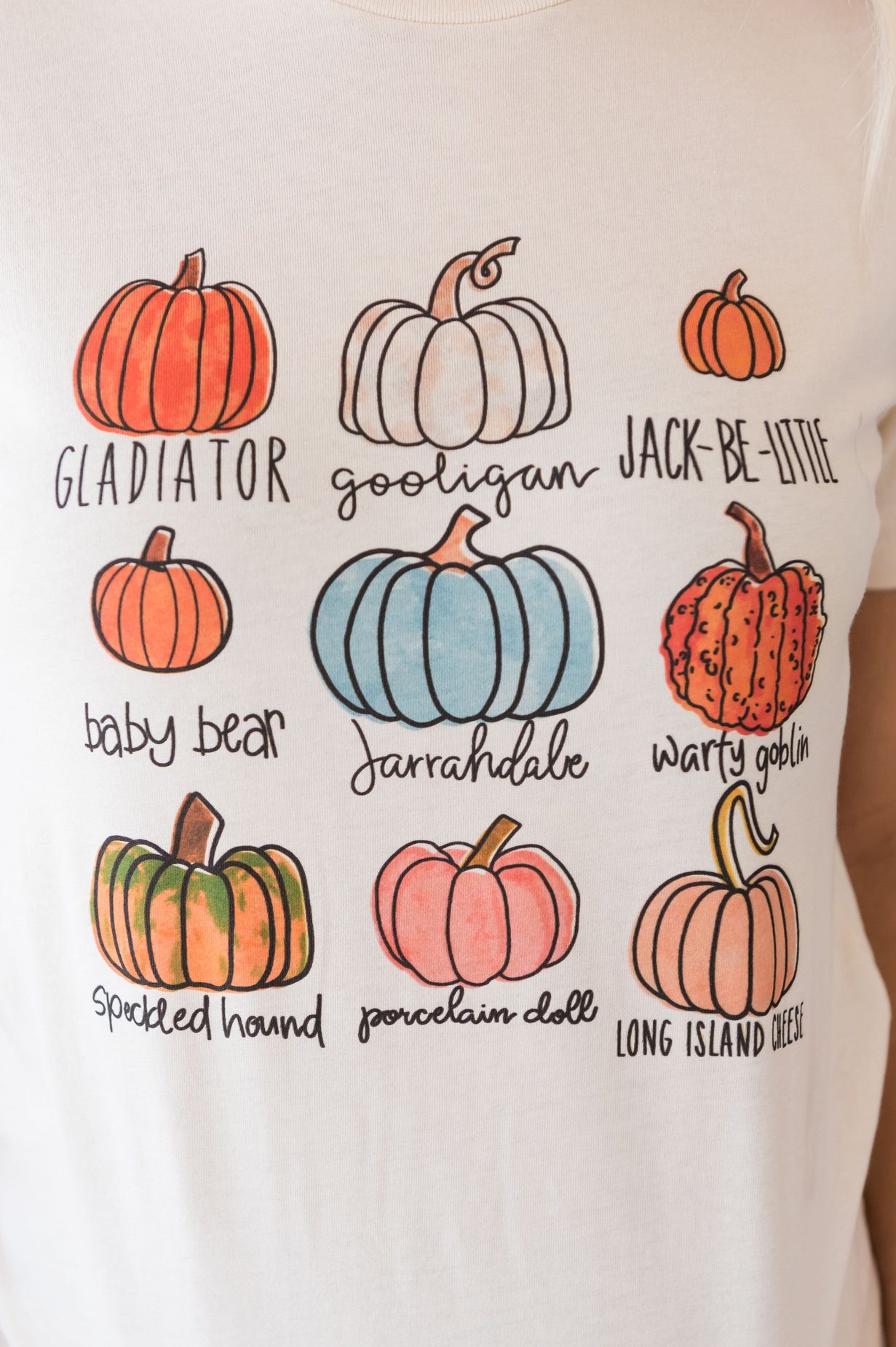 Pumpkin Varieties Modest Graphic Tee