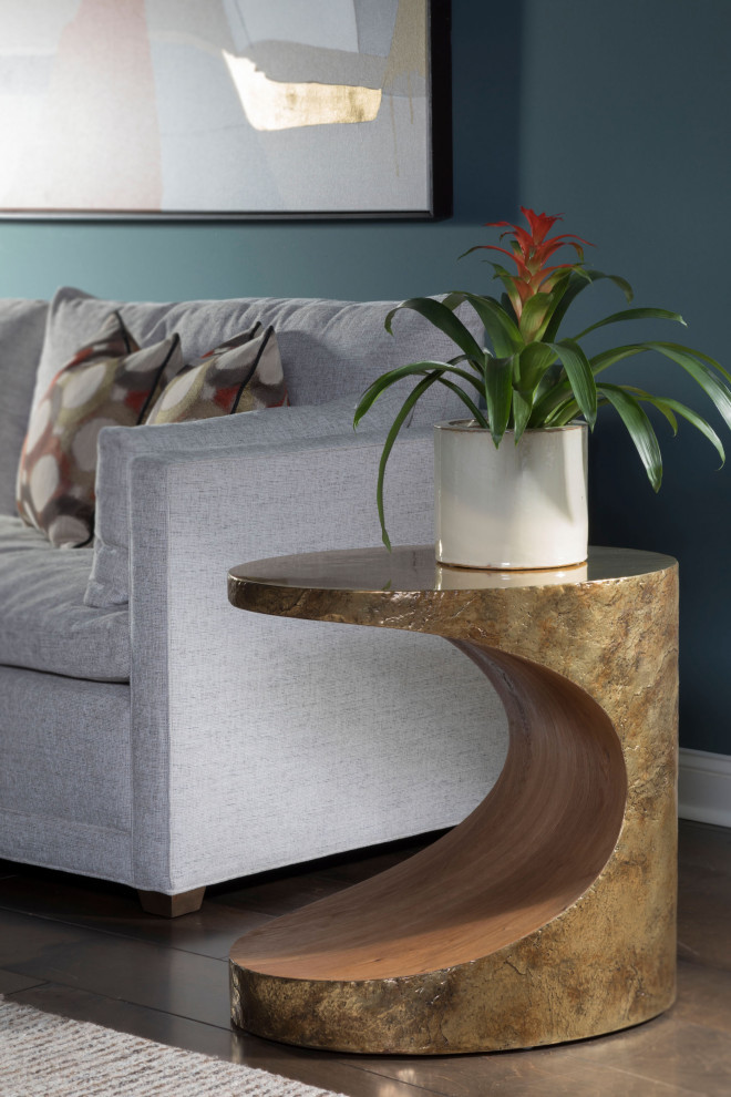 Thornton Oval Side Table   Rustic   Side Tables And End Tables   by Lexington Home Brands  Houzz