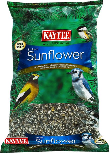 Kaytee Striped Sunflower Wild Bird Food， 5-lb bag