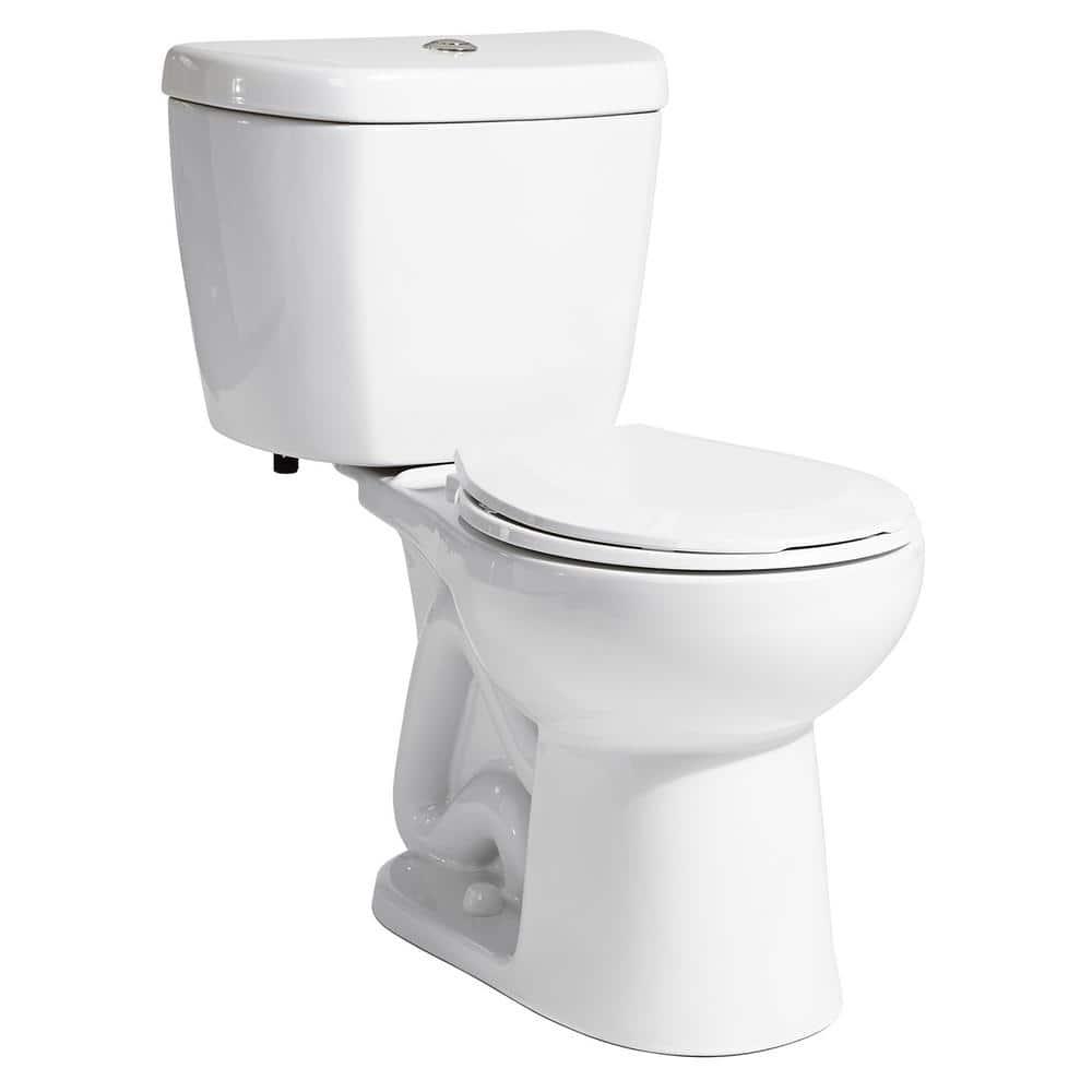 Niagara Stealth 10 in Roughin 2Piece 08 Gallon Per Flush GPF Single Flush Round Front Toilet in White