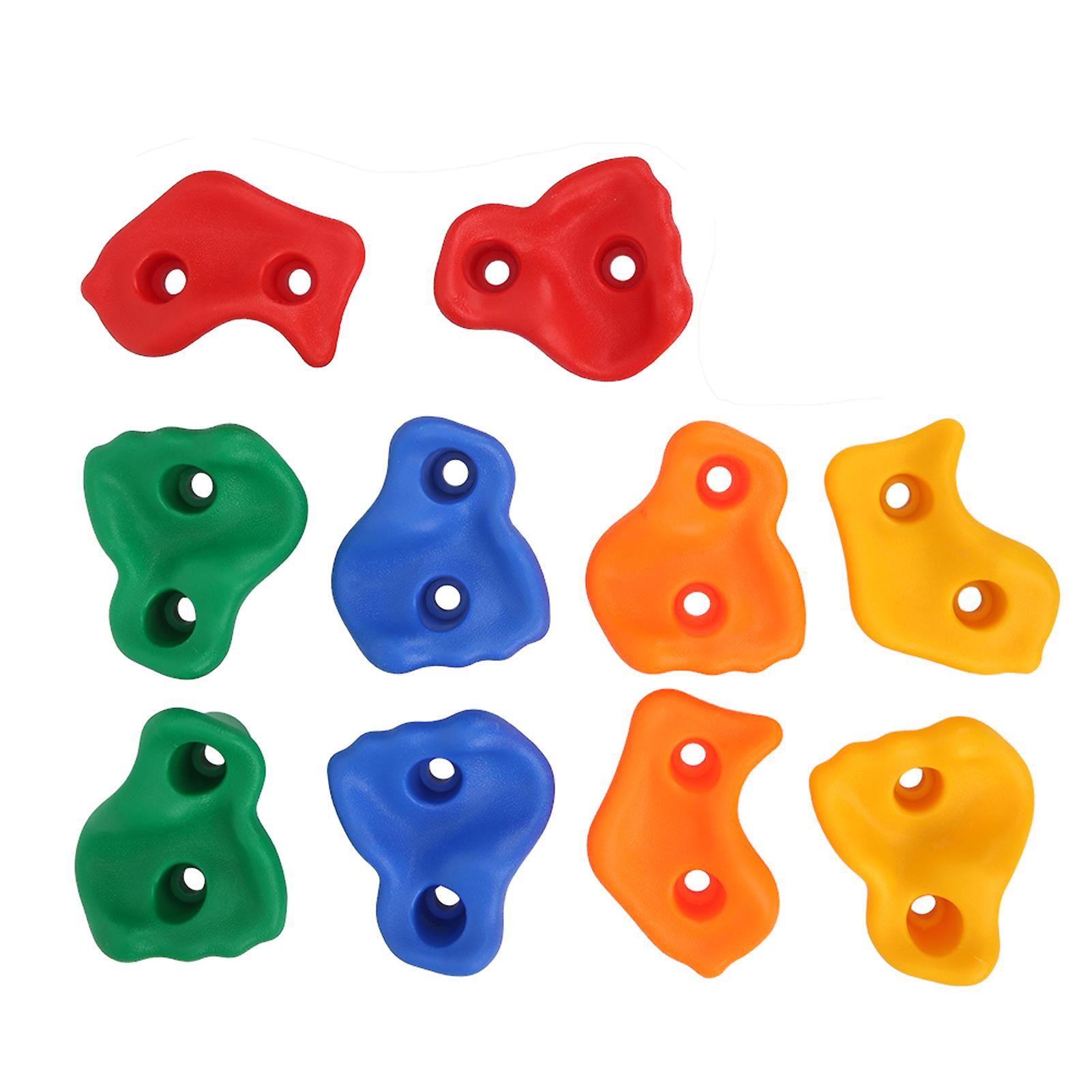 Children Rock Climbing Wall Holds Set Colorful Practical Playground Equipment Accessory