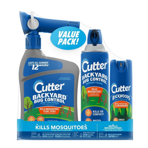 Cutter 3pk Area And Personal Repellent Value Pack