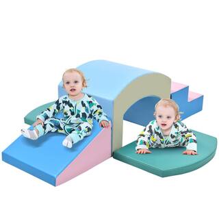 TIRAMISUBEST Multi-Color Indoor Lightweight Soft Foam Playset for Toddlers TXXY296156AAC