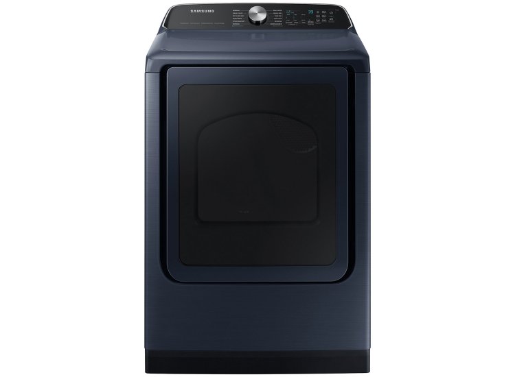  7.4 Cu. Ft. Smart Electric Dryer with Pet Care Dry and Steam Sanitize+ in Brushed Navy