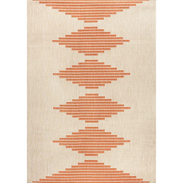 Vinales Diamond Stripe Indoor outdoor Area Rug Jonathan Y