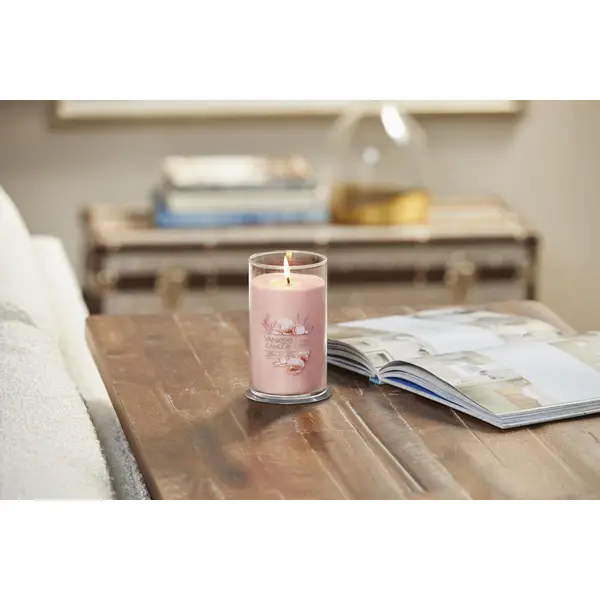 Yankee Candle Pink Sands Signature Medium Pillar Candle