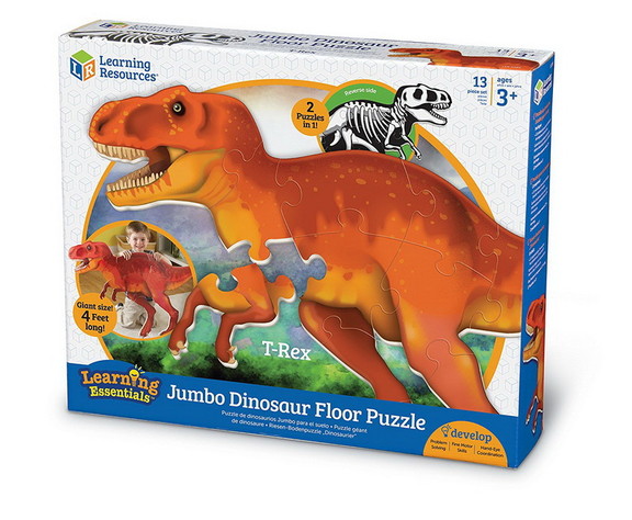 Learning Resources LER2389 Jumbo Dinosaur Floor Pu...