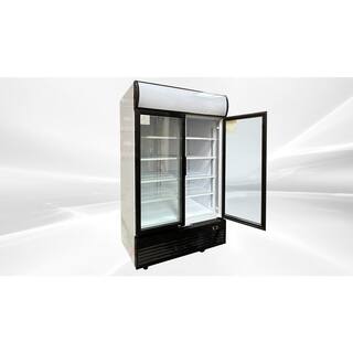 Cooler Depot LG 48 in. W 35.3 cu. ft. Swing Glass Door Reach-In Merchandiser in White LG1000L