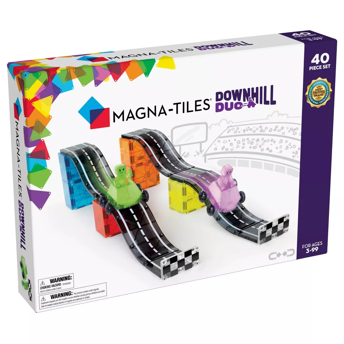 Magna-Tiles Downhill Duo 40 Piece Set