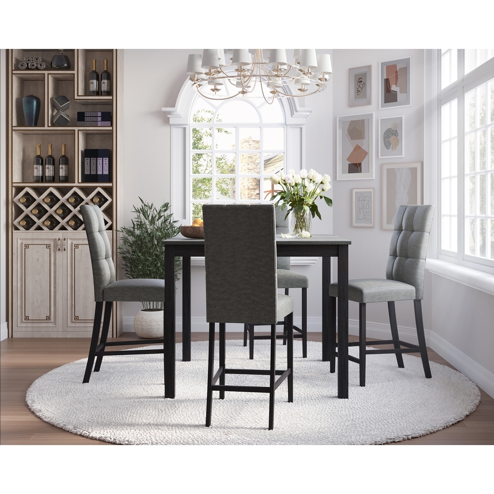 Ethan 5 pieces Counter Height Dining Table and Chair