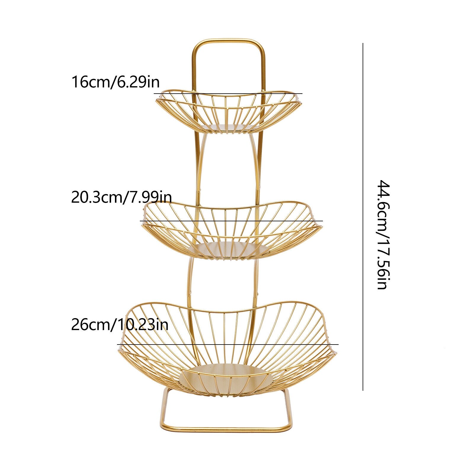 3-Tier Fruit Cupcake Stand Cake Stand Macaron Display Tray