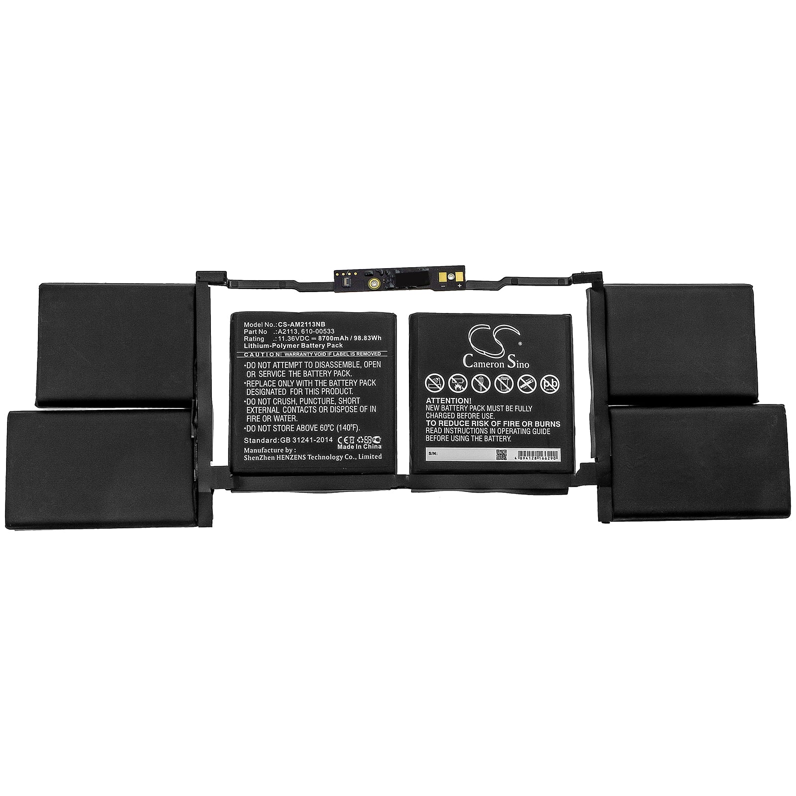 Apple A2141 MacBook Pro 16 2019 MacBook Pro 16 201 Replacement Battery BatteryClerkcom Laptop and Notebook