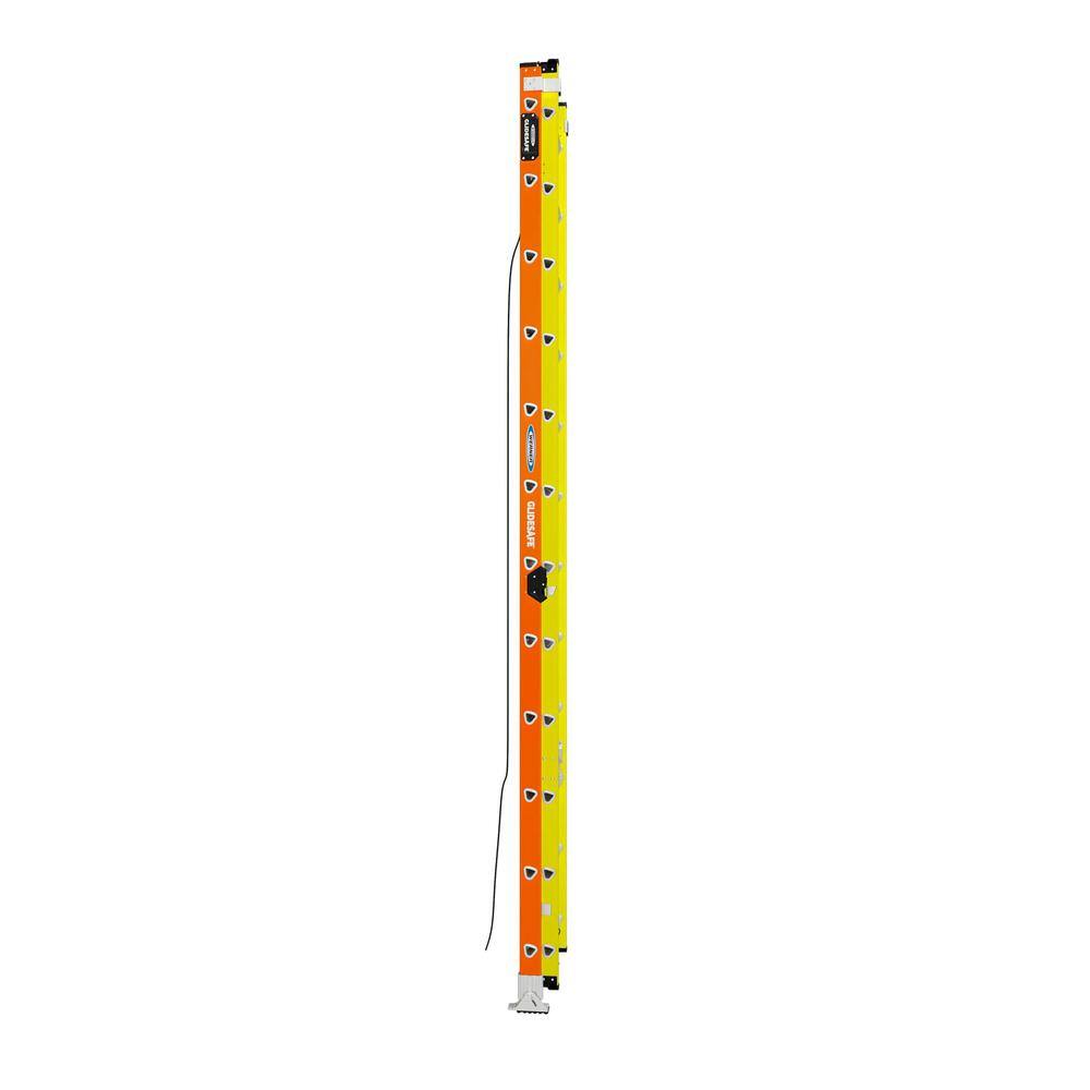 Werner 24 ft. GlideSafe Fiberglass Extension Ladder 300 lbs. Load Capacity Type IA Duty Rating T6224-2GS