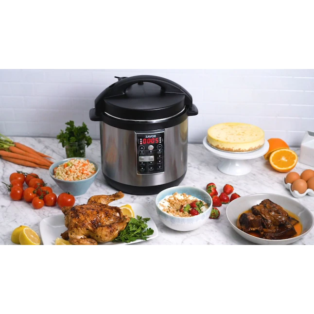 ZAVOR ZSELX02 LUX Multi-Cooker 6-Quart Programmable Electric Pressure Cooker