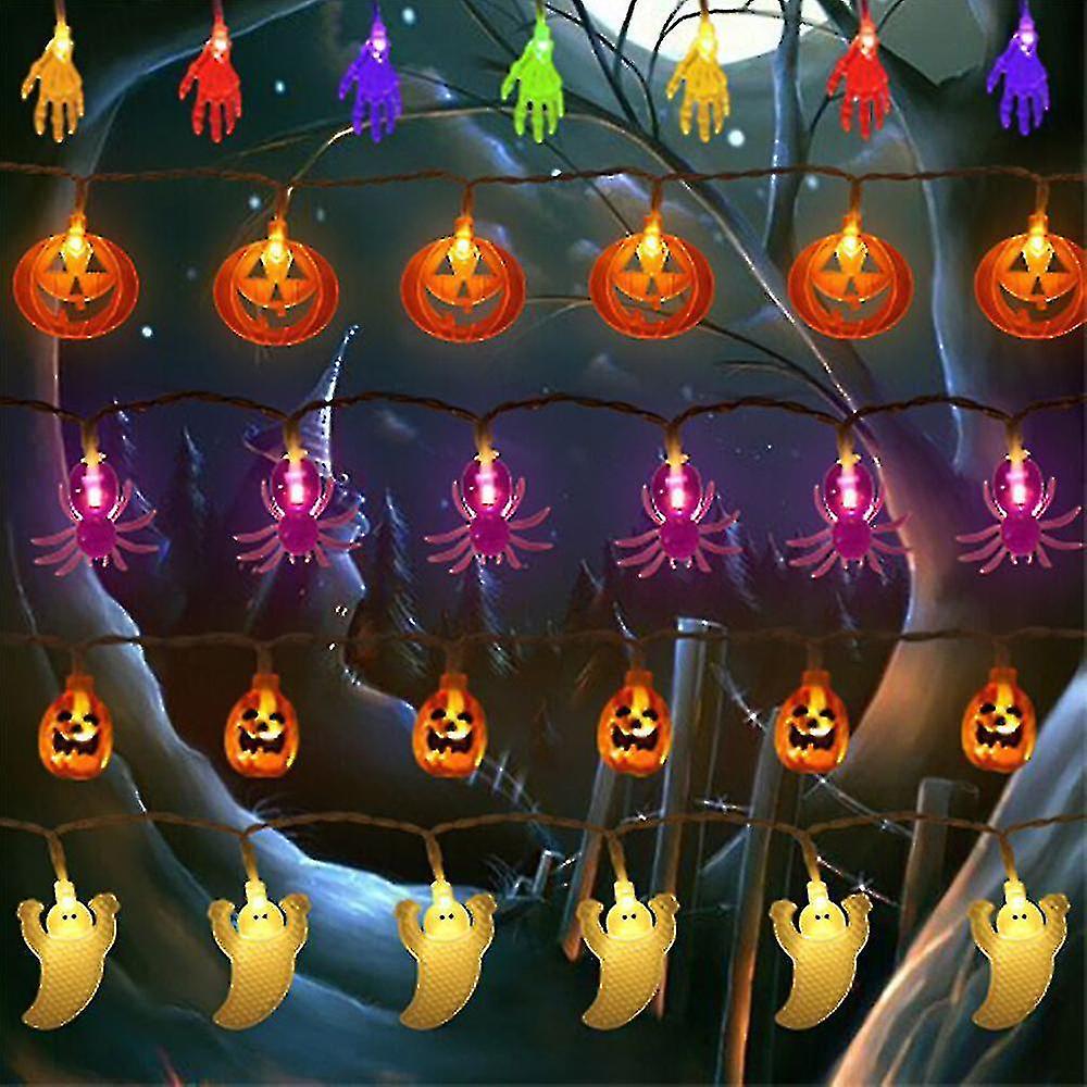 Halloween String Lights 3m Battery Operated Ghost String Lights