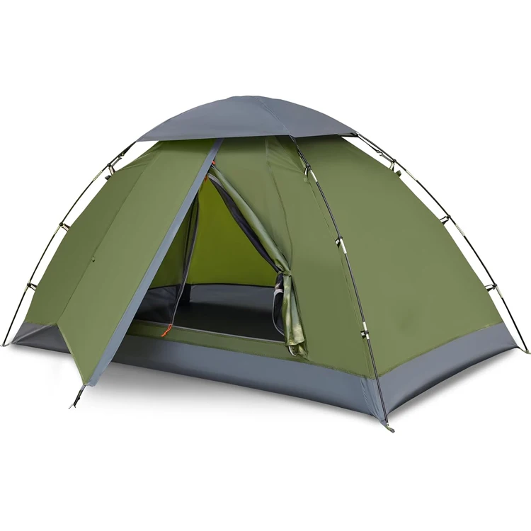 One people camping and hiking outdoor waterproof tent