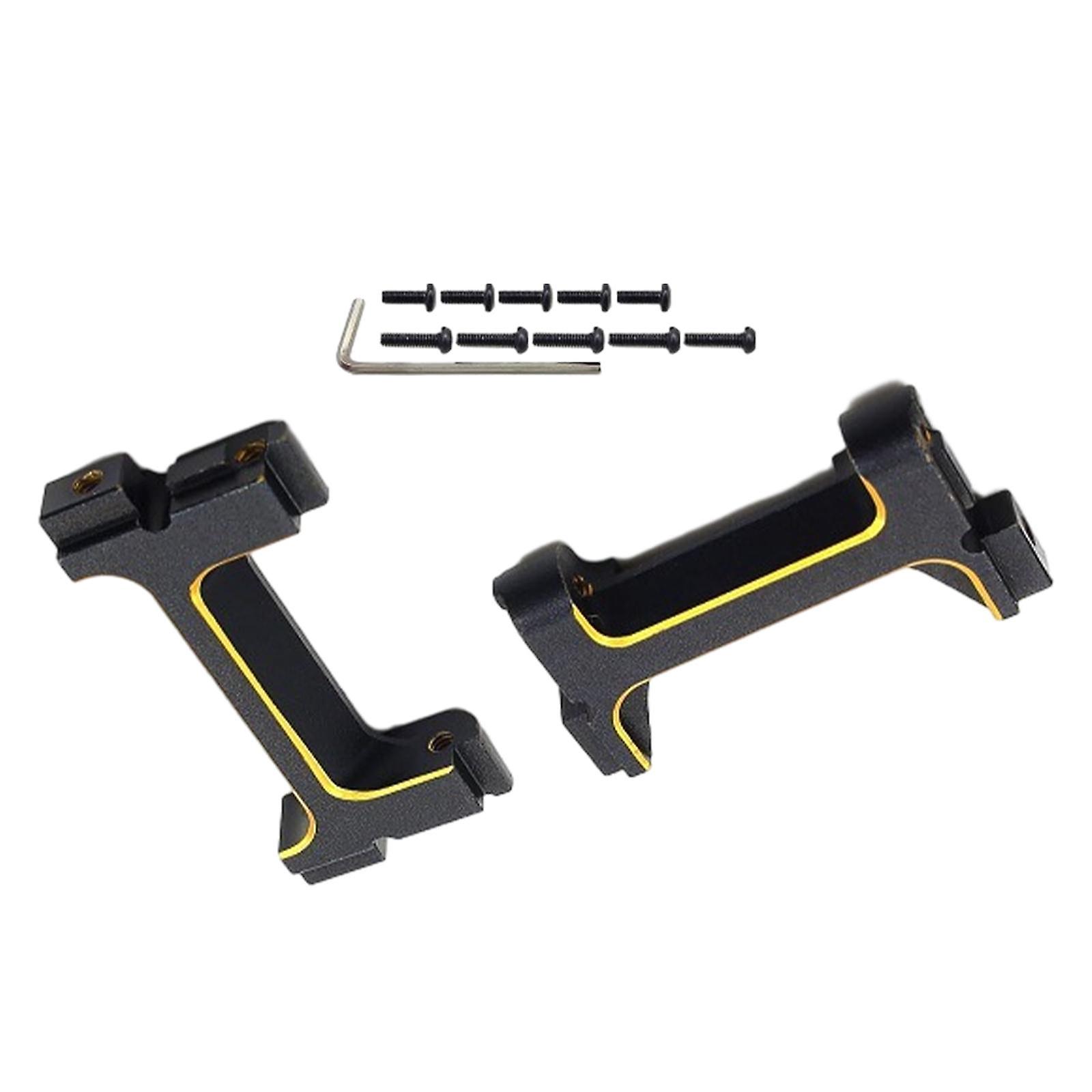 Rc Front Rear Bumper Mount 1:18 Replacement Parts For Model Rc Car Rc Trucks Black Aureate