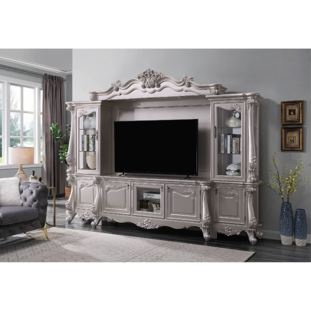 Entertainment Center  Champagne   Victorian   Entertainment Centers And Tv Stands   by VirVentures  Houzz