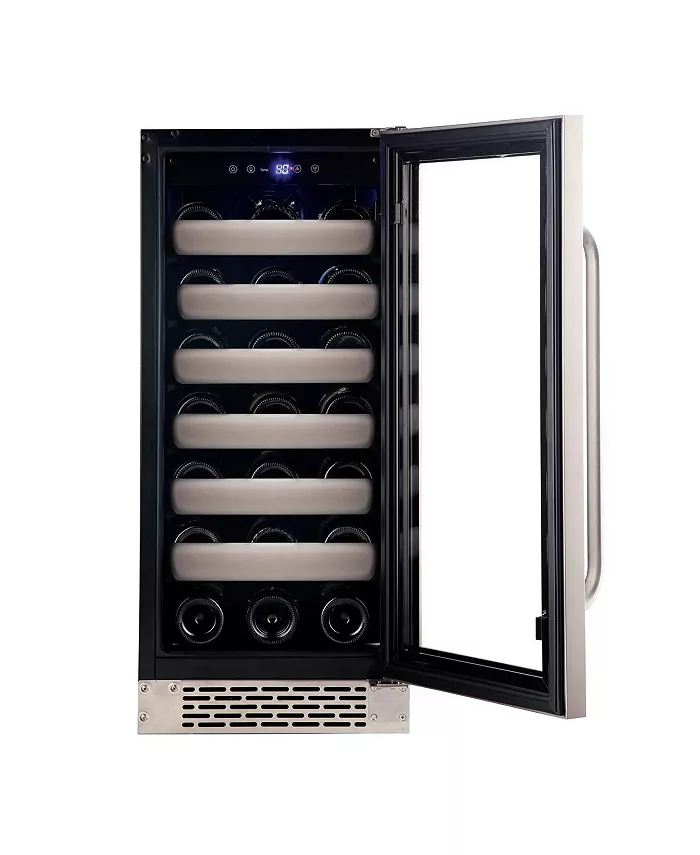 Whynter 33 Bottle Stainless Steel Door Single Zone Built-in Wine Refrigerator