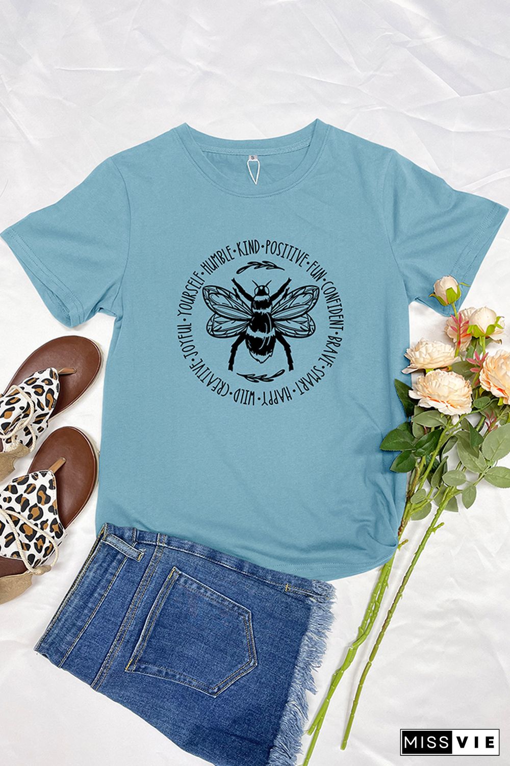 Bee Something Graphic T-Shirt Wholesale