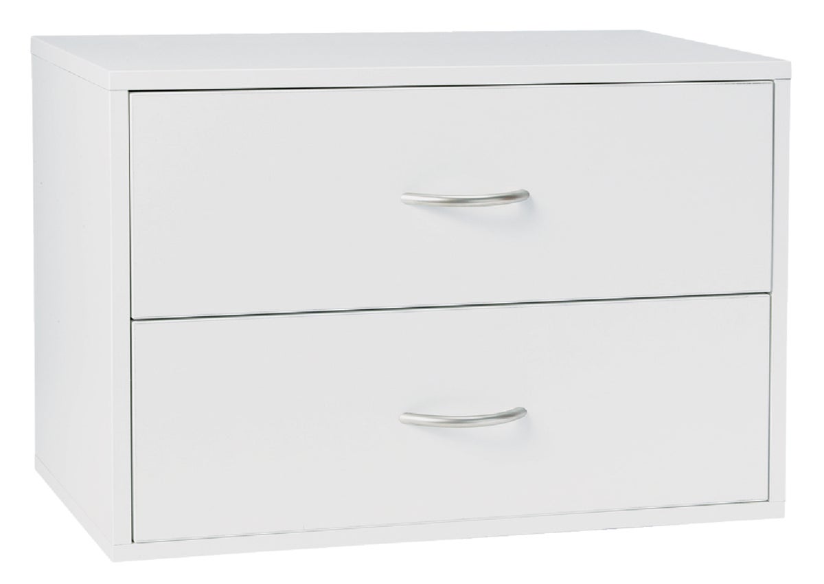 FreedomRail Organization Box White 2 Drawer