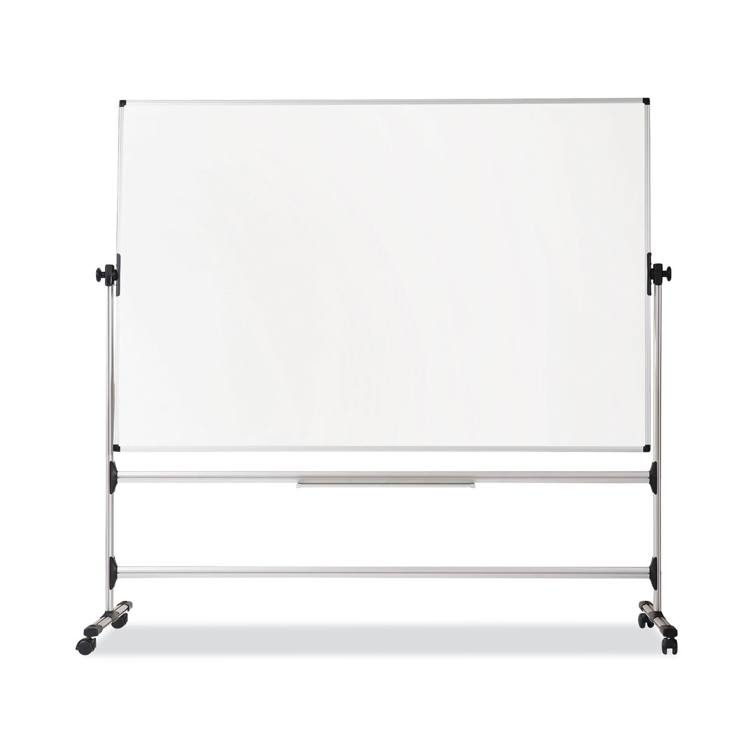 Earth Silver Easy Clean Mobile Revolver Dry Erase Boards by MasterVisionandreg; BVCRQR0221