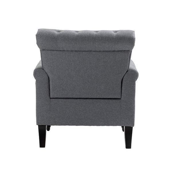 Mid-Century Modern Accent Chair Velvet Armchair