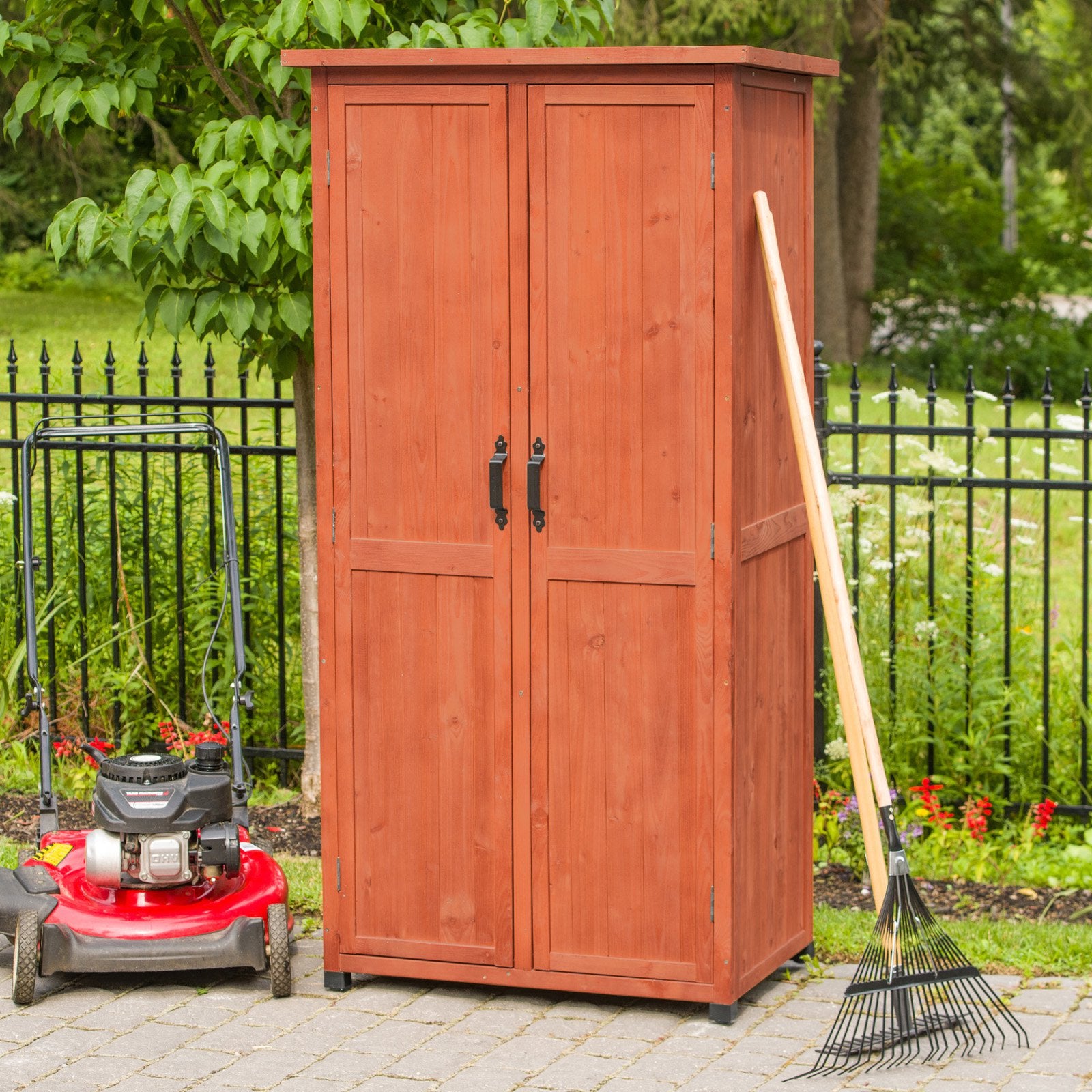 Leisure Season Vertical Storage Shed