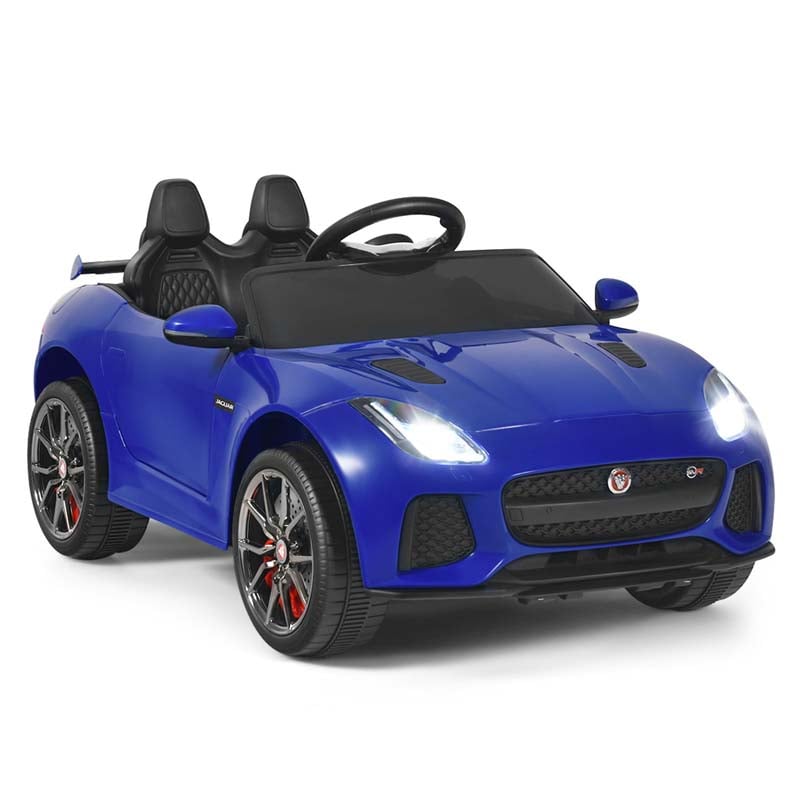 12V Jaguar F-Type SVR Licensed Kids Ride On Car, Battery Powered Riding Toy Car with Remote Control