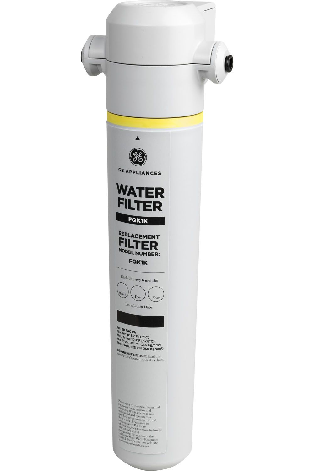 GE In-Line Water Filtration System For Refrigerators Or Ice Makers