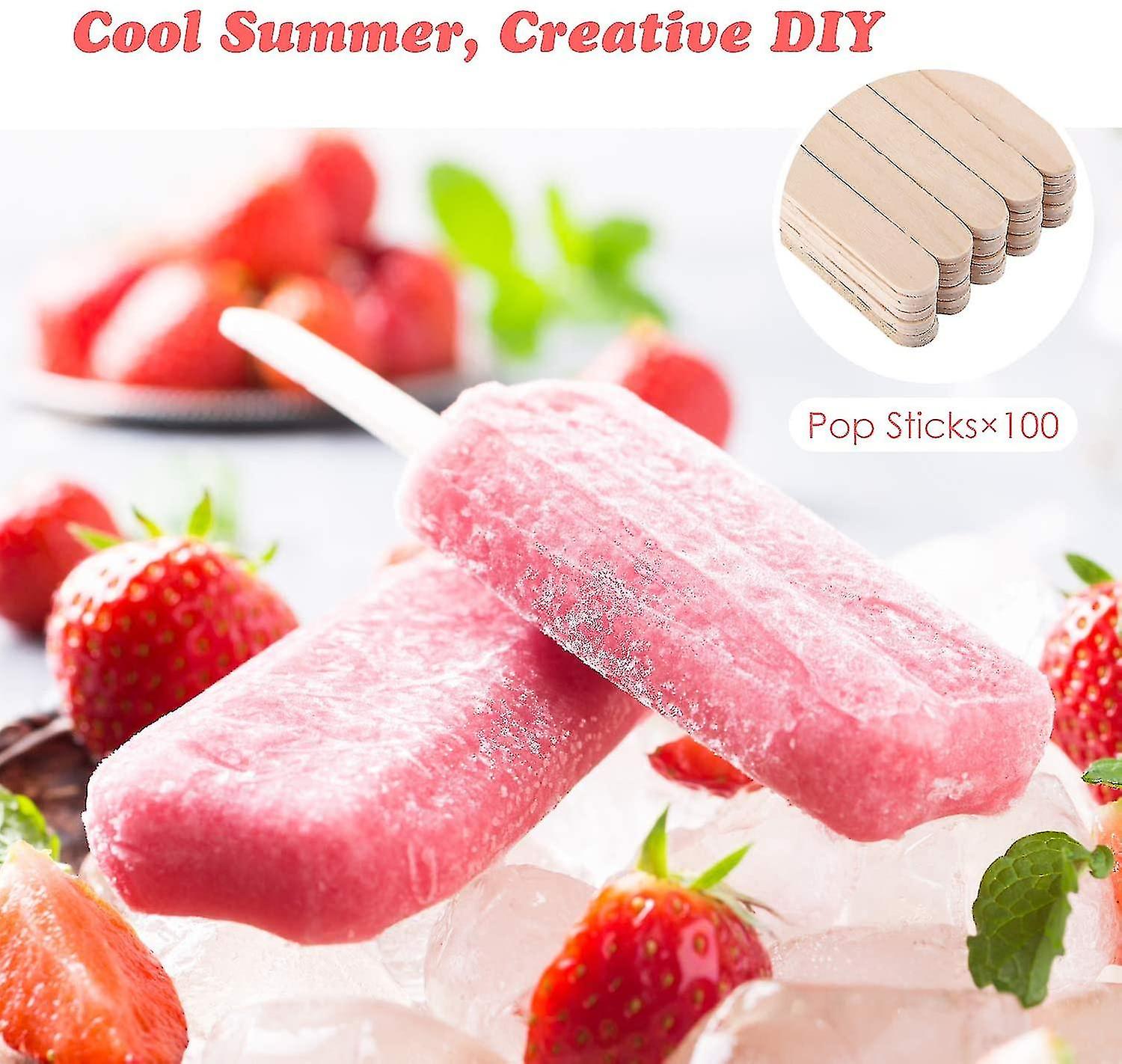 Ice Cream Mold [10 Cavities]， Food Grade Silicone Ice Tray， Bpa Free， Diy Ice Cream Box For Ice Cream， Sorbet， Popsicle Kitchen Accessories