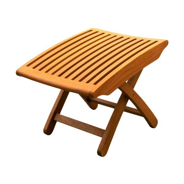 Royal Tahiti Yellow Balau Wood Folding Footrest