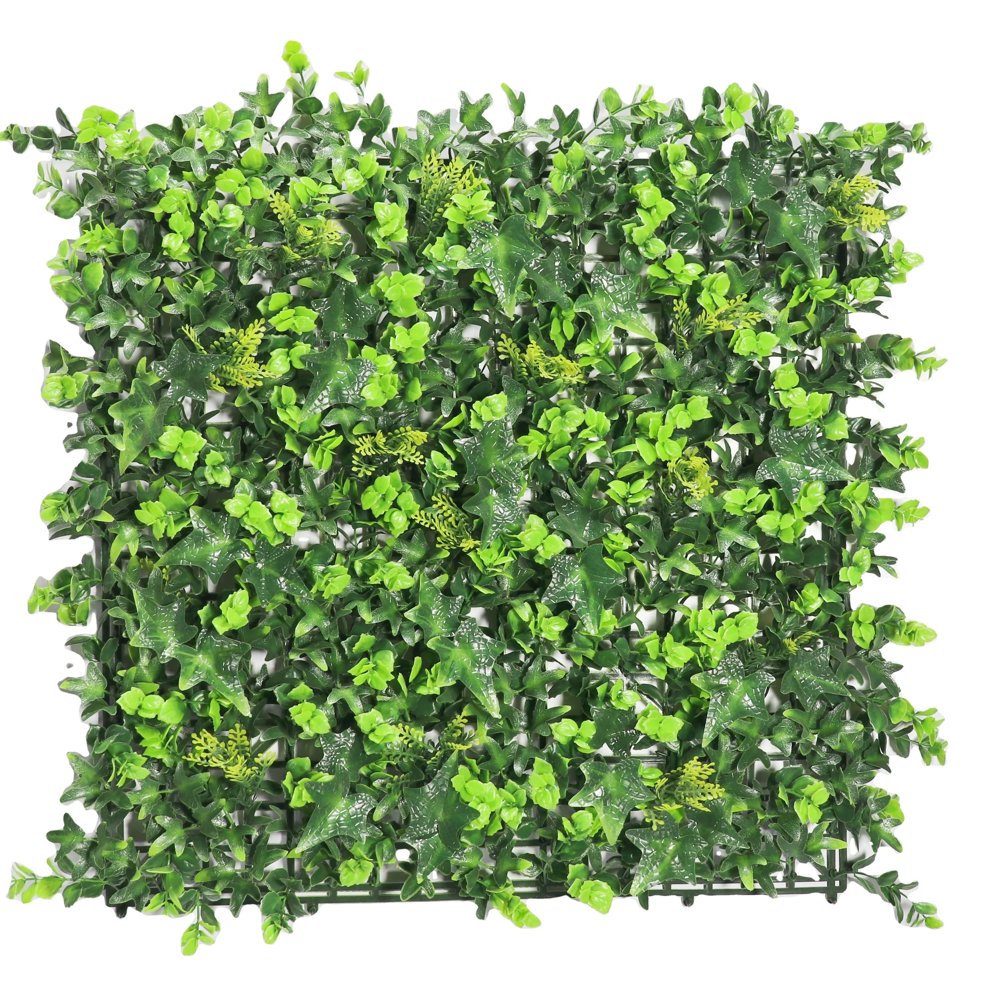 Good Price Vertical Garden Decoration Boxwood Wholesale Artificial Grass Fence Panels Green Wall Garden Supplies