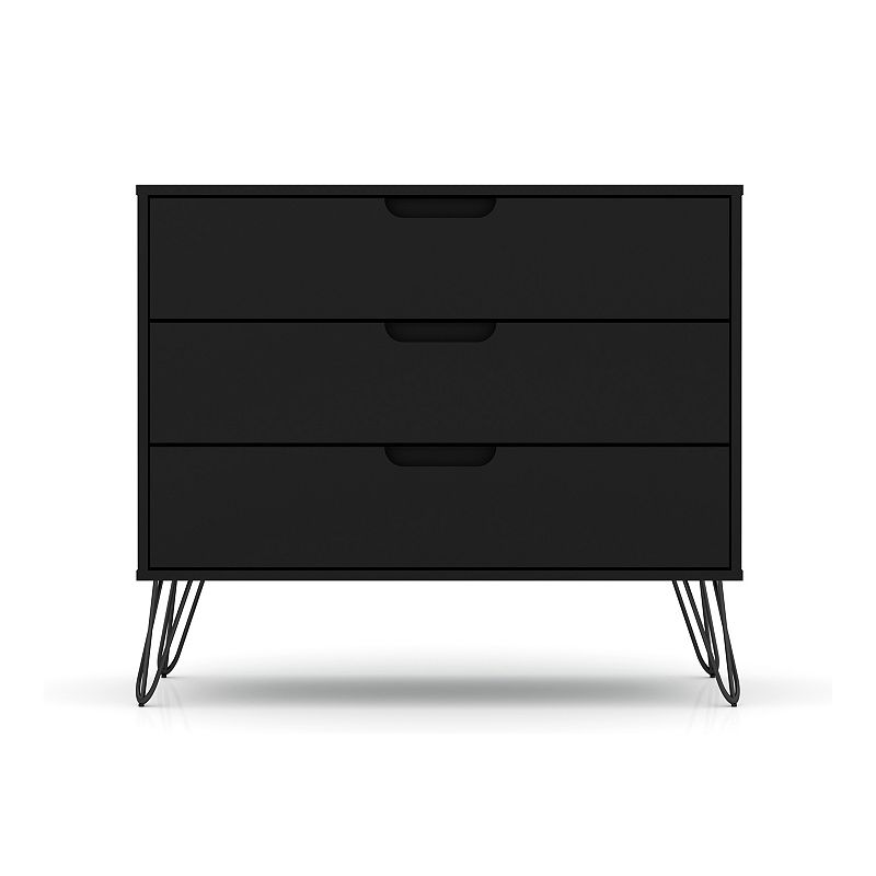 MANHATTAN COMFORT Rockefeller 3-Drawer Dresser