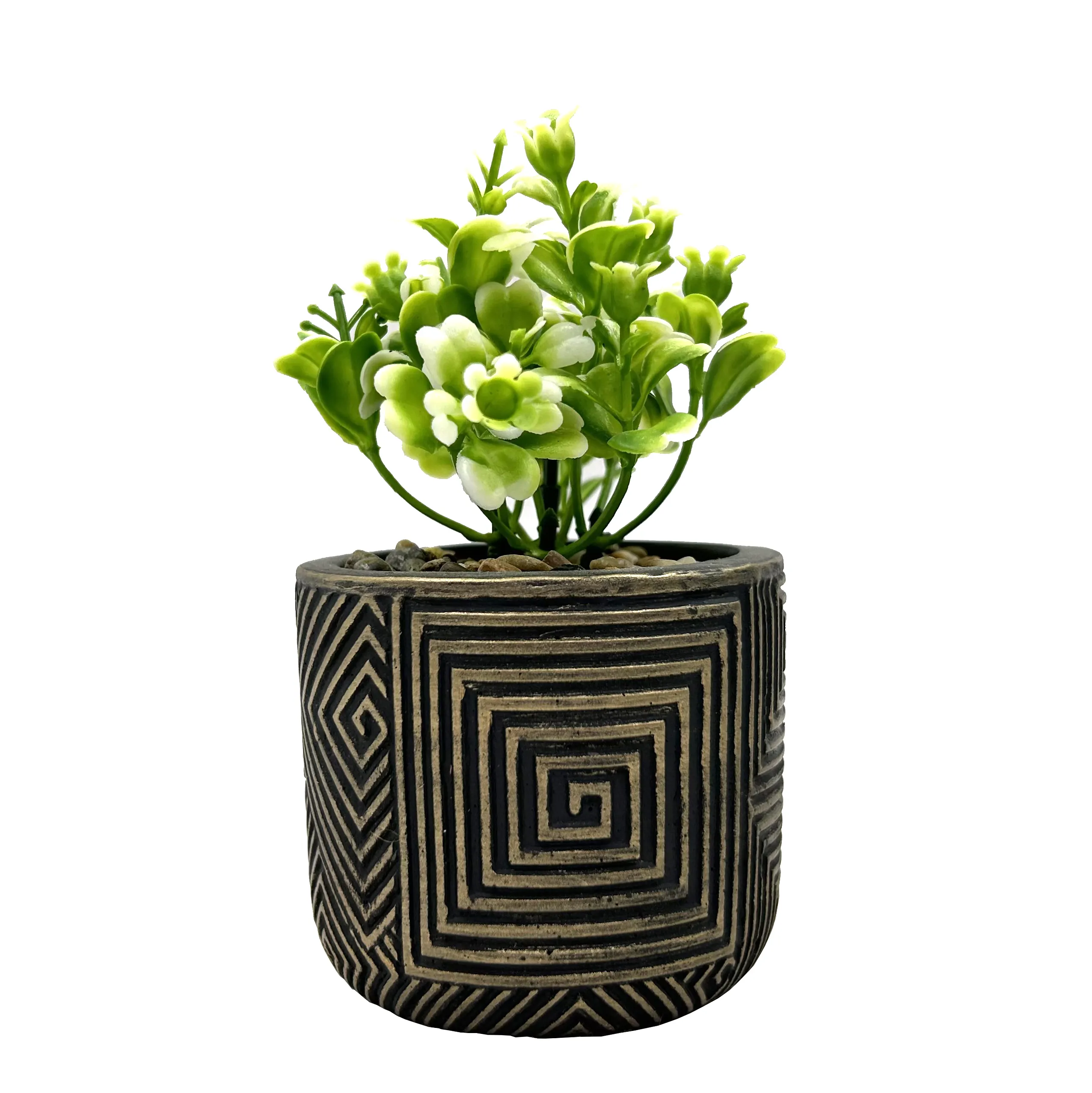 Cube Mould Cement Artificial Flowers Plant Pots Garden Supplies for Backyard Decor