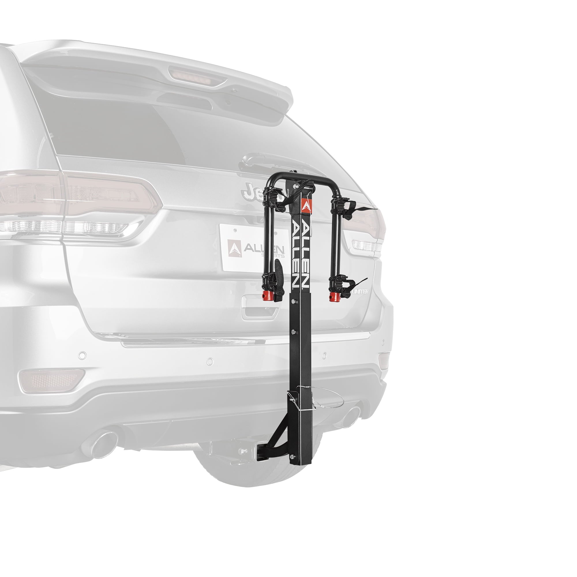 Allen Sports Deluxe 2-Bicycle Hitch Mounted Bike Rack Carrier， 522RR