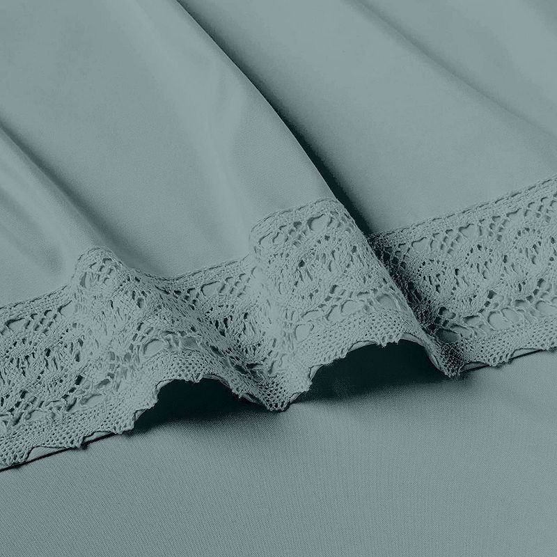 Pacific Coast Textiles Lace Microfiber Sheet Set