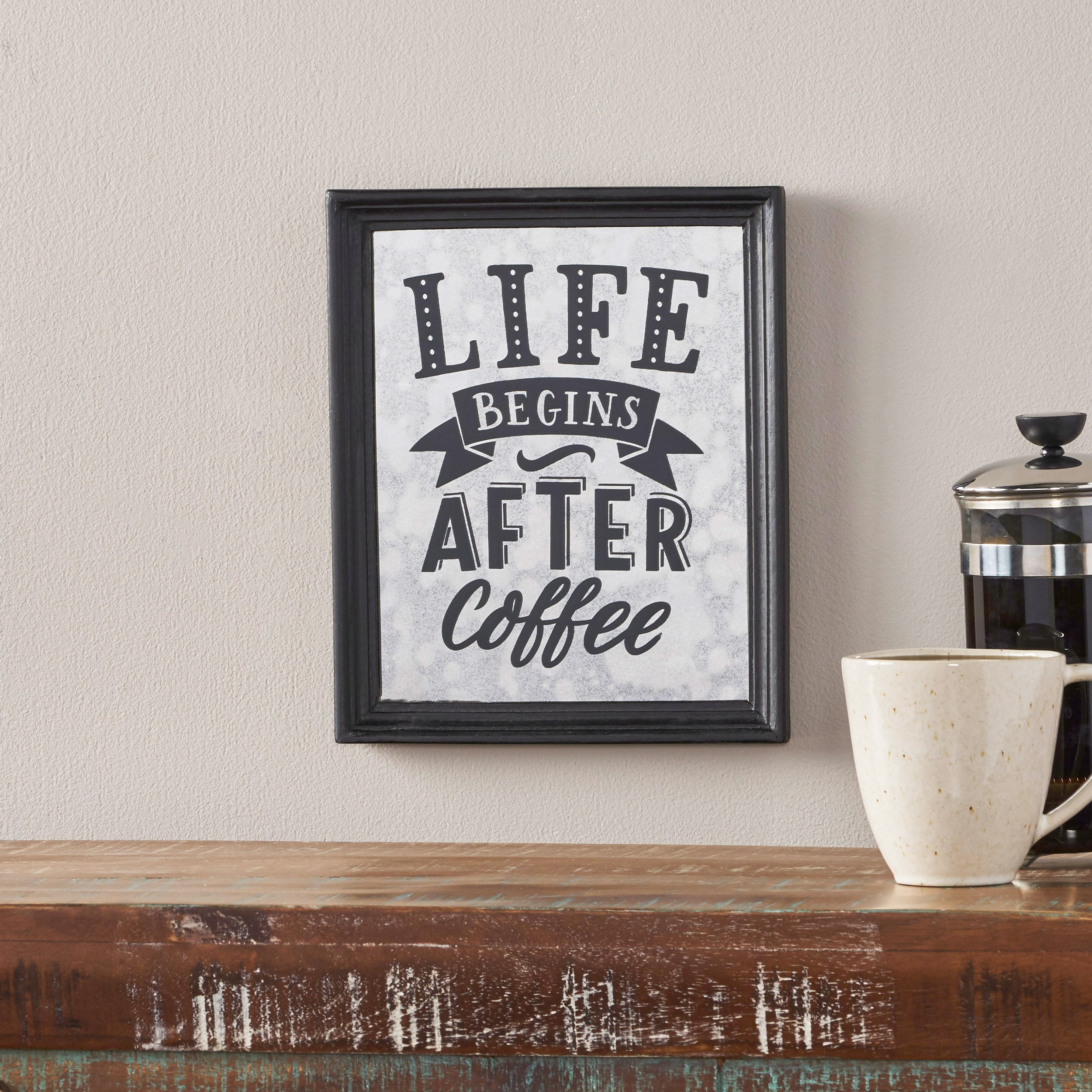 Marguerite Inspirational Coffee Wall Art