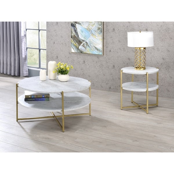 Braiden Round End Table