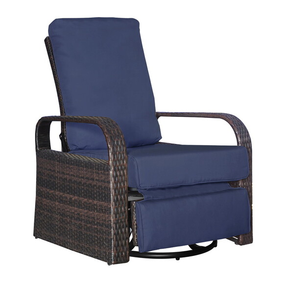 Outdoor Swivel Recliner Chairs  Wicker Chairs Fabr...